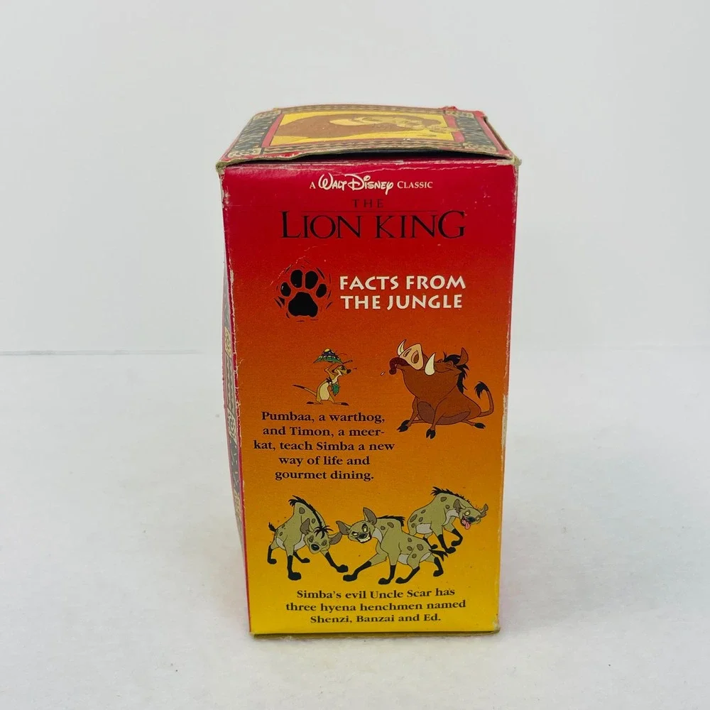 Vintage 1994 Disney Lion King Burger King Coca-Cola Collector Glass Series 3 Box